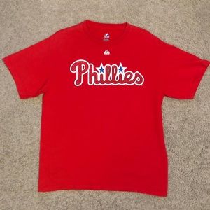 Men’s majestic jonathan papelbon shirt large